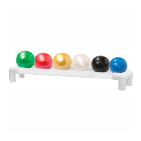 Fabrication Enterprises Thera-Band Soft Weights Ball with 1-Tier PVC Rack, 6 Color Set 460115